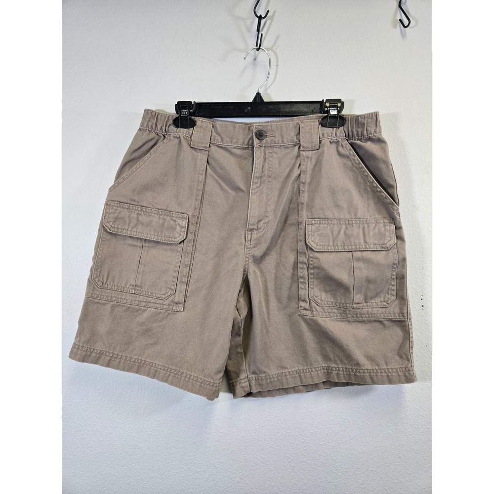Croft & Barrow Cargo Gorpcore Utilitarian Hiking Shorts Khaki Brown 34